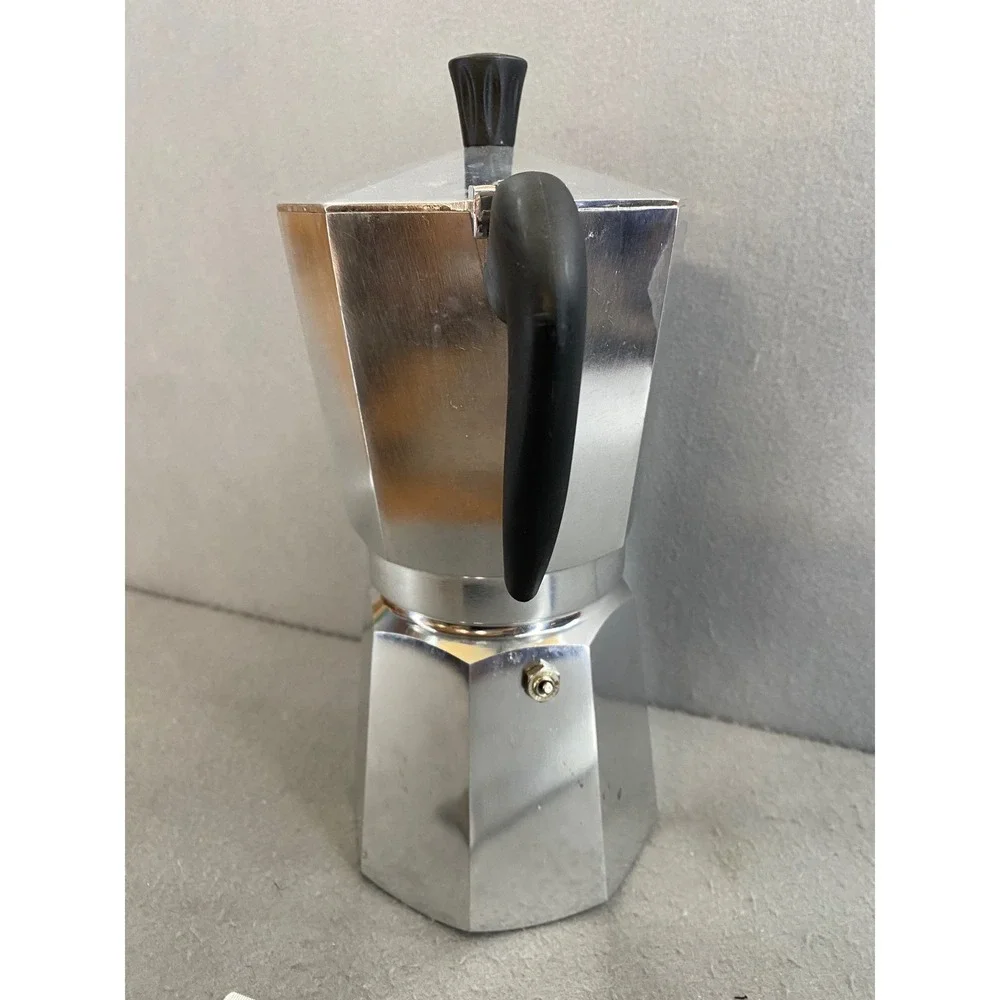 Bialetti Large Moka‎ Express Stovetop Espresso Silver Aluminum 14 cup Italy